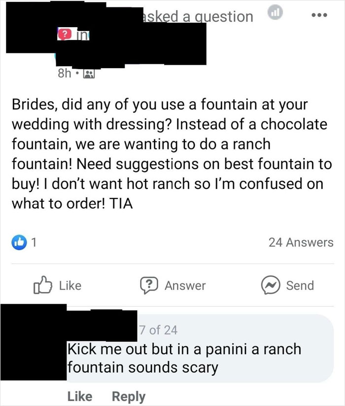 I Wish This Was A Joke, But Some Bride Legit Posted This On Facebook
