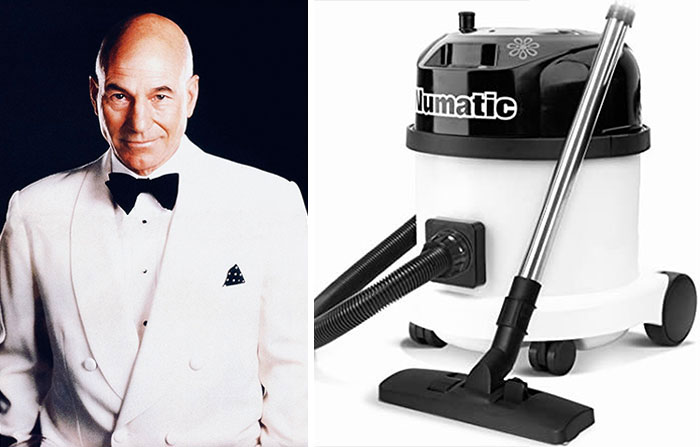 Twitter User Puts Sir Patrick Stewart Side By Side With Matching Vacuums, And It's Hilariously Accurate (14 Pics)