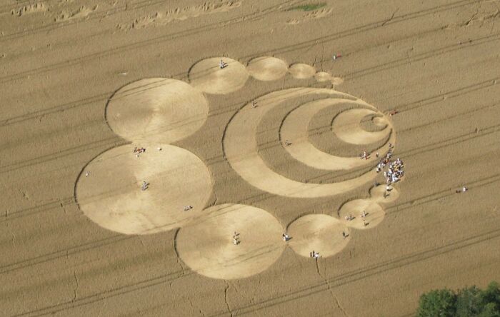 Crop Circles Can Be Created With Simple Ropes And Boards