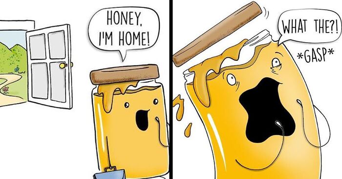 30 Funny Comics About Food That Are Full Of Puns And Jokes, By This Artist  | Bored Panda