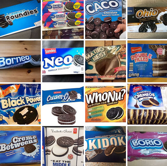 Collection Of Oreo Knockoffs