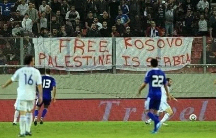Free Kosovo, Palestine Is Serbia