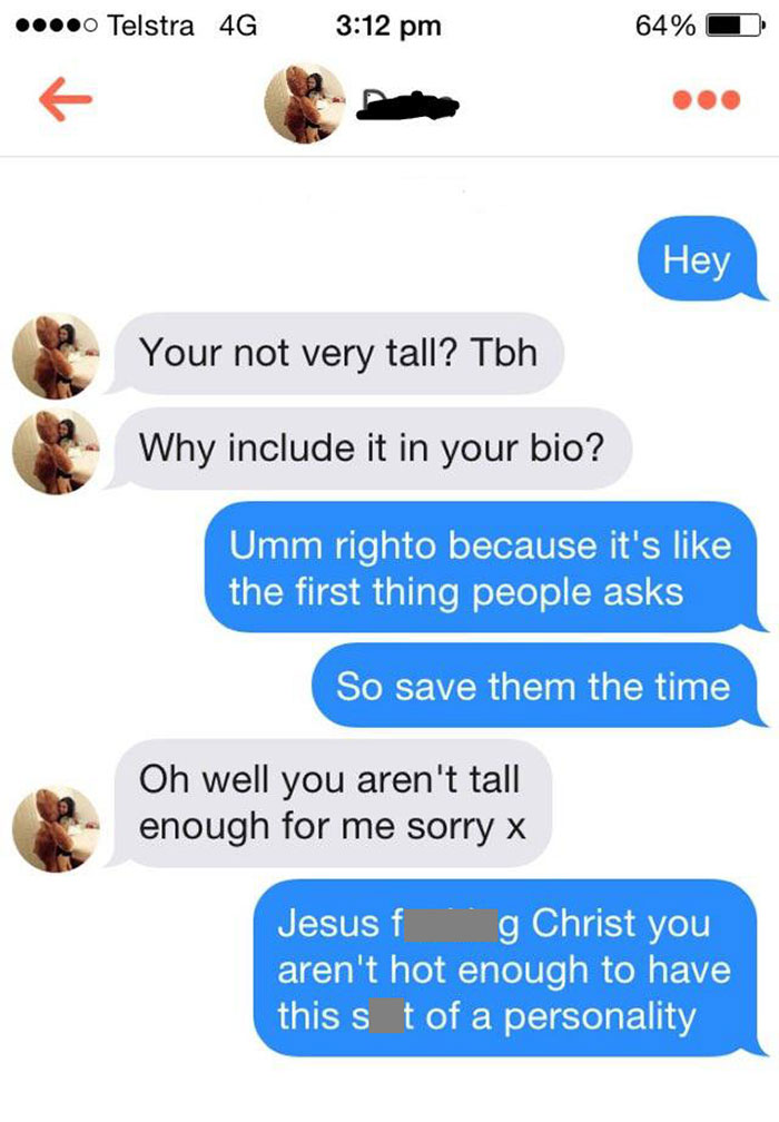Hello, You're Not Tall