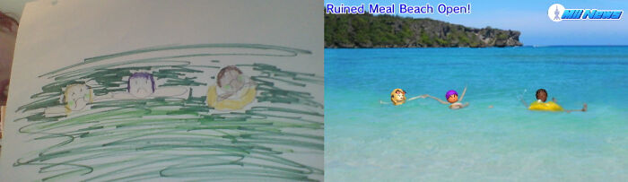 My Interpretation Of Ruined Meal Beach