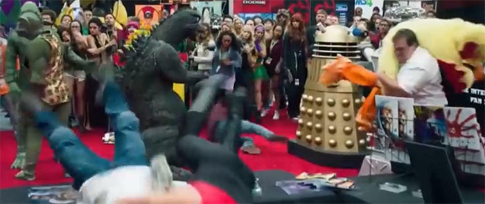 In Ted2 2015 You Can See Peter Griffin Fighting Against The Chicken