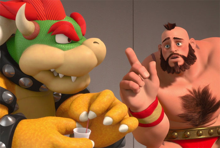 In Wreck It Ralph (2012), Bowser Holds His Cup Of Tea In A Particular Way. This Was Actually An Addition By Nintendo. Before The Film Was Released, They Contacted The Filmmakers And Said That Bowser Was Drinking His Tea The Wrong Way In The Group Therapy Scene. So, It Was Changed