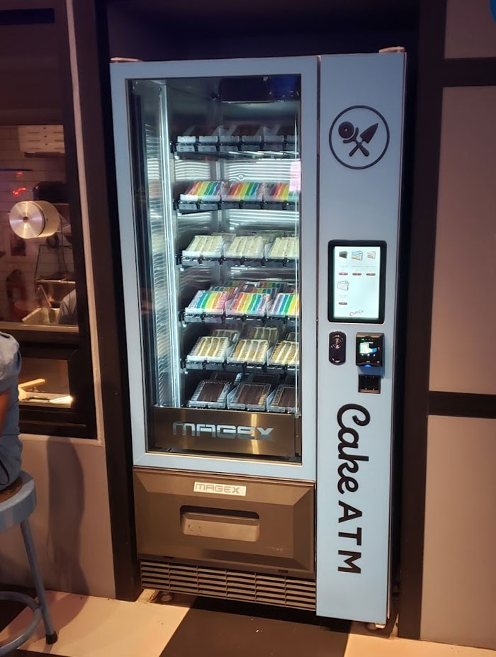 This Vending Machine Serves Slices Of Cake