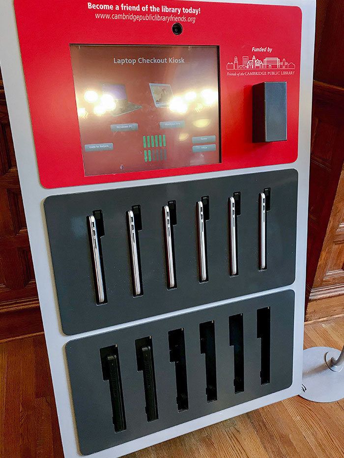 This Laptop Vending Machine At The Local Library