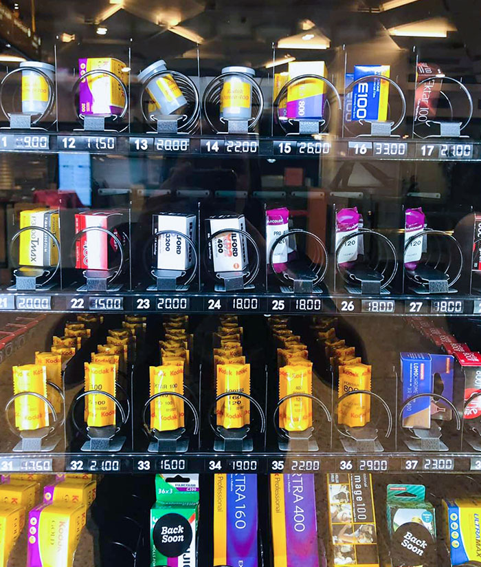 A Vending Machine That Sells Camera Film