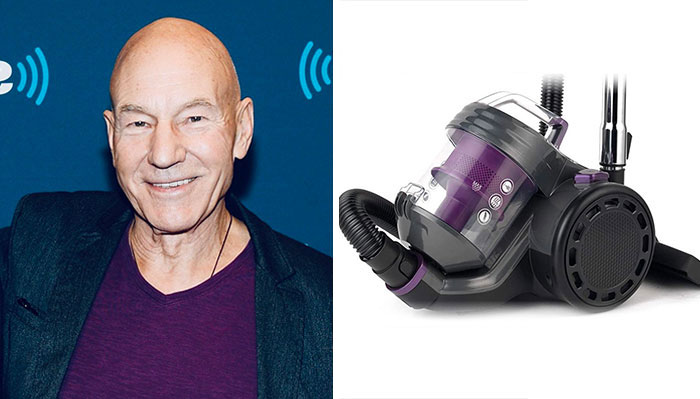 Comedian Compares Sir Patrick Stewart Clothes With Vacuum Cleaners (14 Pics)