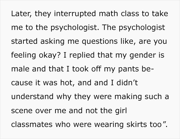 Male Teachers Are Wearing Skirts To Class In Order To Protest This Student Getting Expelled Over It