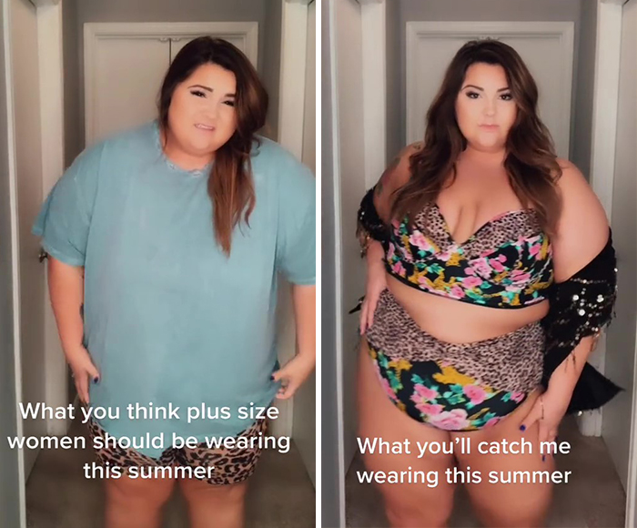 5 Side-By-Side Pictures Of Plus-Size Women Showing What Others