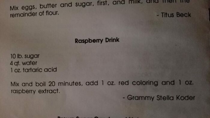 For Those Curious About The Raspberry Drink From The Rebecca Cake Post.... Grammy Stella For The Win?