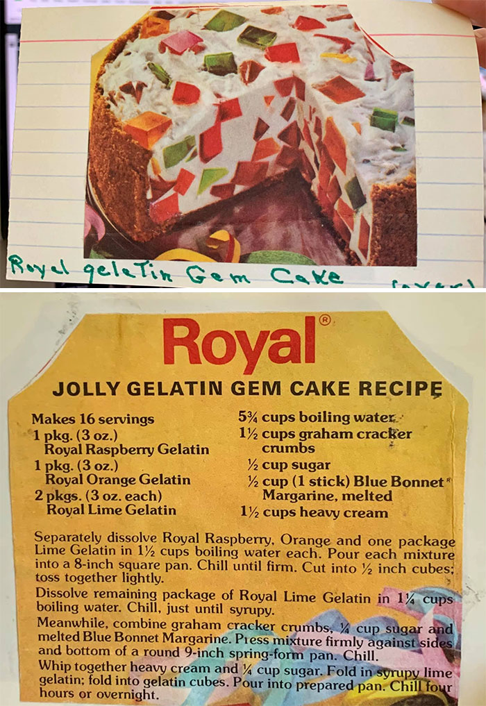 I’m Going Through My Mom’s Recipe Box Since She Passed Away. I’ve Come Across Some Lovely Recipes (Heh) Including This Gem. I Hope It’s Okay For Me To Share A Few More Later