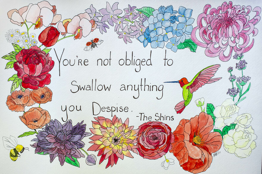 You're Not Obliged To Swallow Anything You Despise.