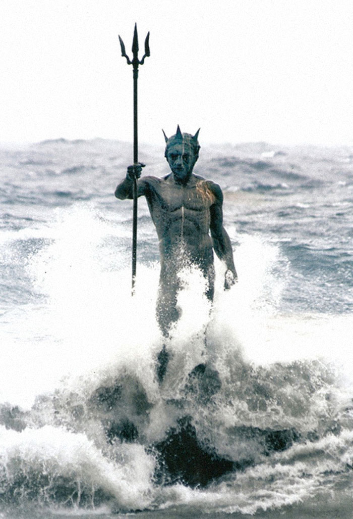 Esta estatua de Poseidón en España
