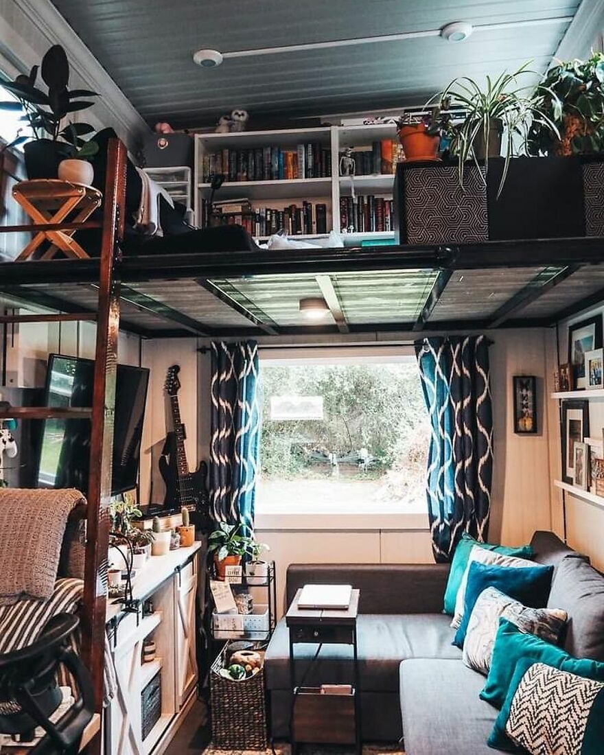 After A Long-Distance Relationship, Couple Dive Right Into Close Living In DIY Tiny Home.