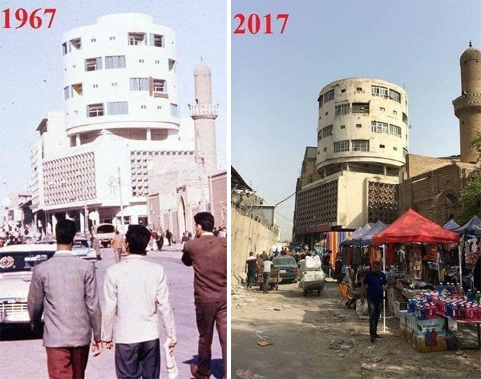 Bagdad antes y ahora
