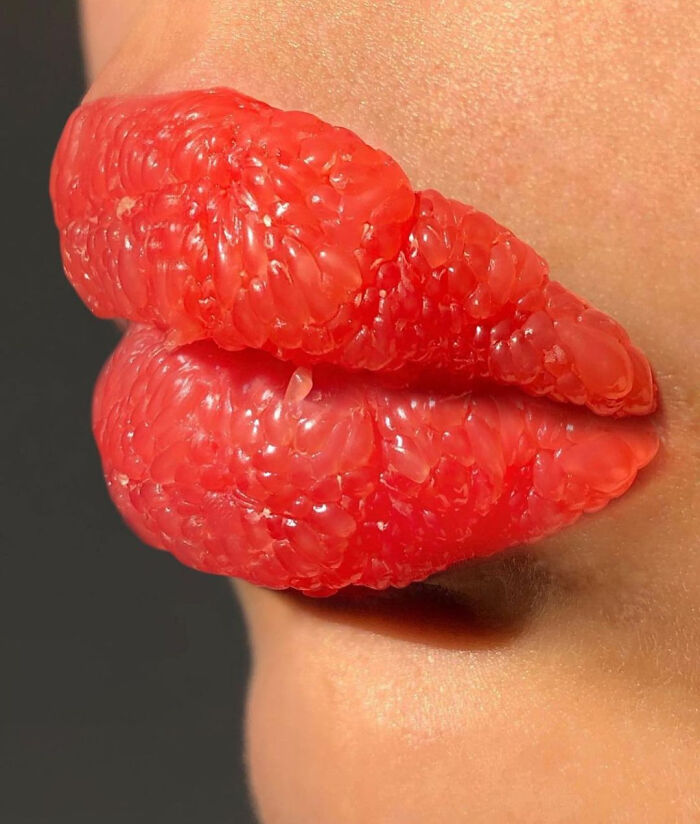 Estos "labios de limonada rosa" que encontré en Instagram me hace sentir incómodo