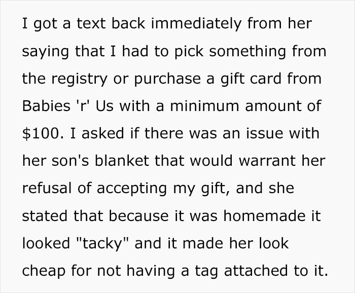 Woman Demands Guests Bring Expensive Gifts To Baby Shower, Student Refuses Because It's Expensive, Sparks Family Drama