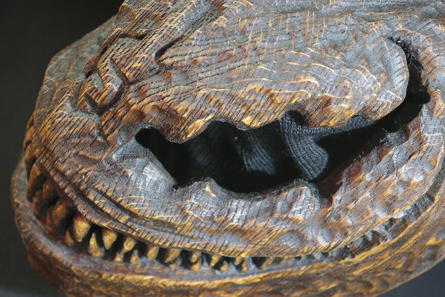 Venom Wooden Mask | Wood Carving