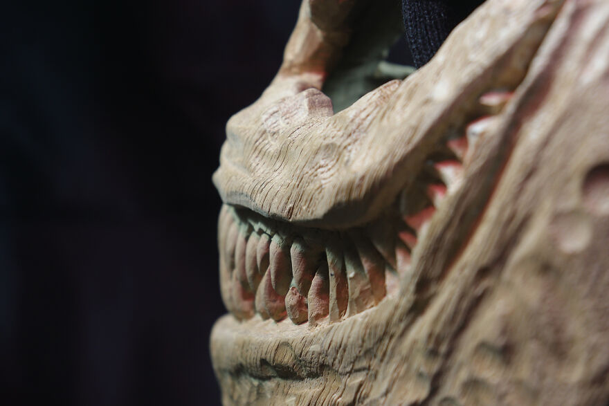 Venom Wooden Mask | Wood Carving