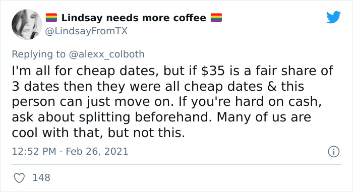 Guy Demands His Date Return $35 After It Didn't Lead To Anything More