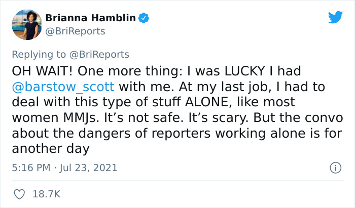 Female Reporter Keeps Her Cool Despite Receiving Disgusting Comments From A Man Right Before Going On Air, Takes The Footage To Twitter