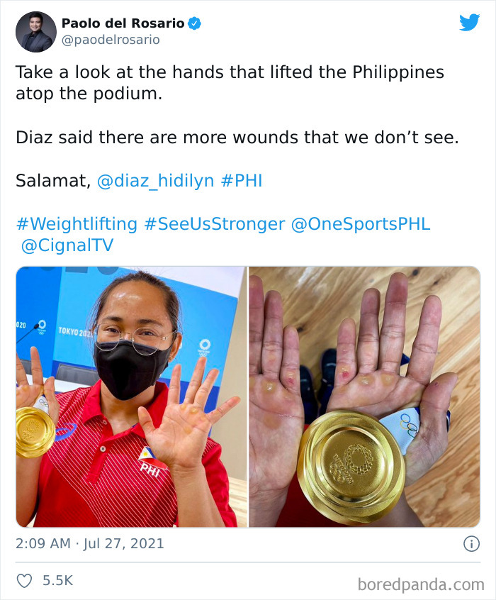 Weightlifter Hidilyn Diaz Became The First Olympic Gold Medallist For The Philippines