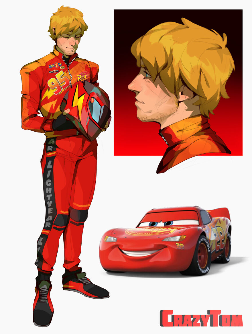 Lightning McQueen from Cars.