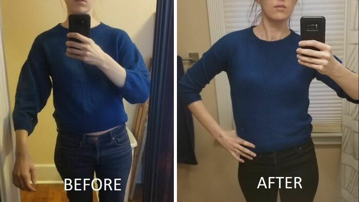 Turned A $2 Thrift-Store Top With Awful Sleeves Into My New Favorite Sweater!