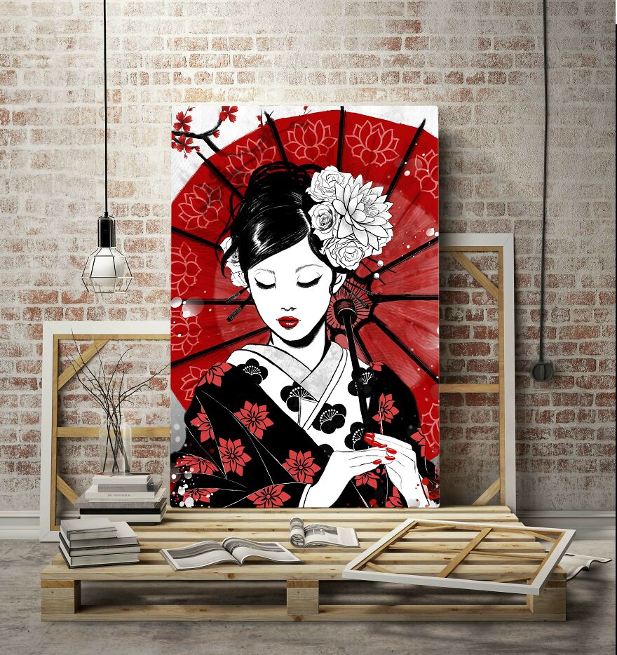 10 Japanese Illustration For An Asian Zen Home Decor