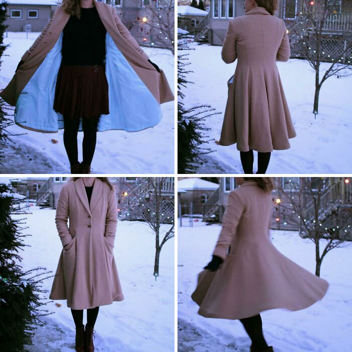 (McCall's Archive Collection Circa 1956 M7478) Took Forever To Finish This Coat, But I'm Really Pleased With How It Turned Out - Especially The Twirl Factor!
