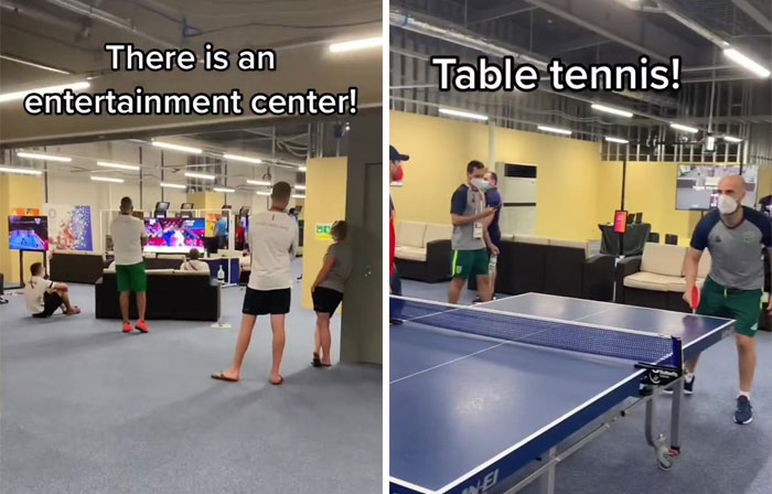 Athlete Shows Off All The Cool Stuff In The Olympic Village In Tokyo That Most Of Us Never See