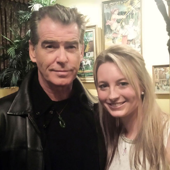 Met 007 [Pierce Brosnan] This Evening. He Felt Bad For Interrupting My B'day Party!