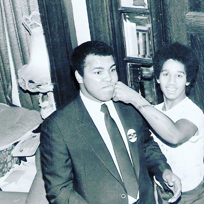 My Dad With Muhammad Ali 1970s