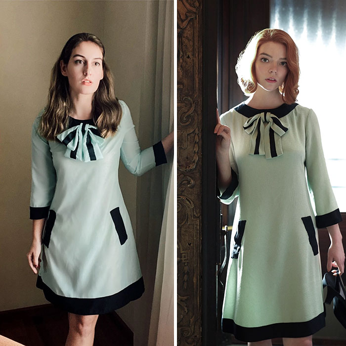 (Burdaeasy 2019) Tried To Recreate A 60’s Inspired Dress From The Queen’s Gambit