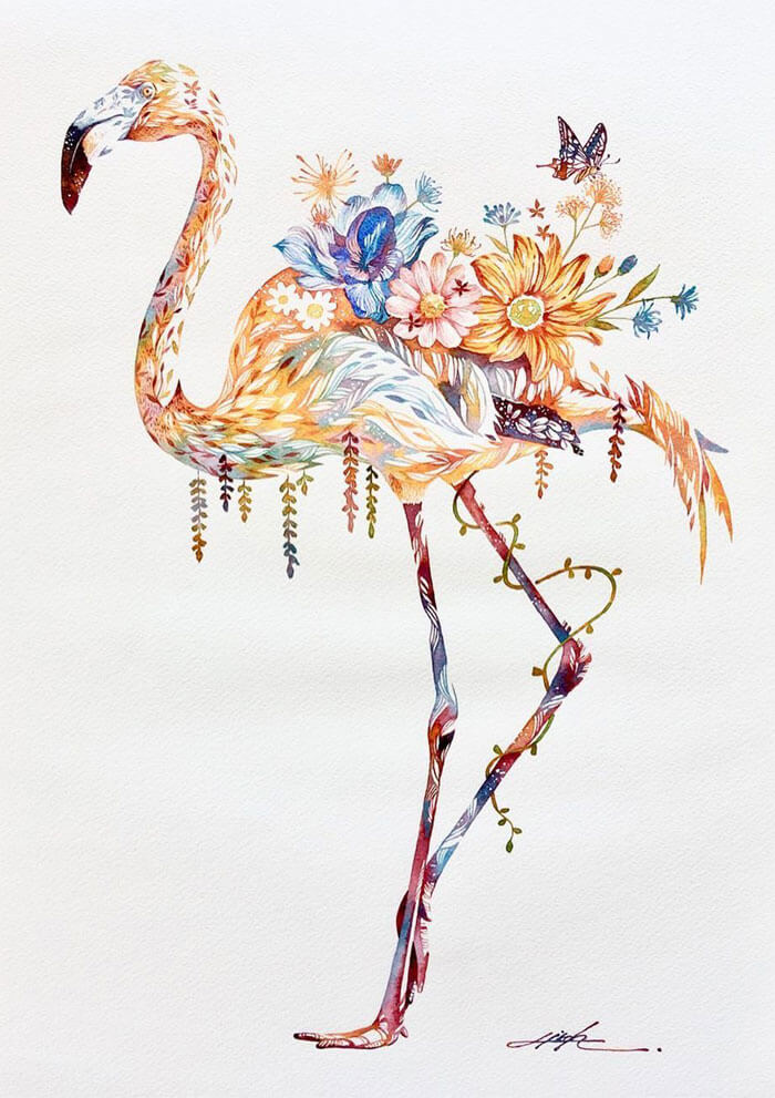 Watercolor-Art-Animals-Hiroki-Takeda