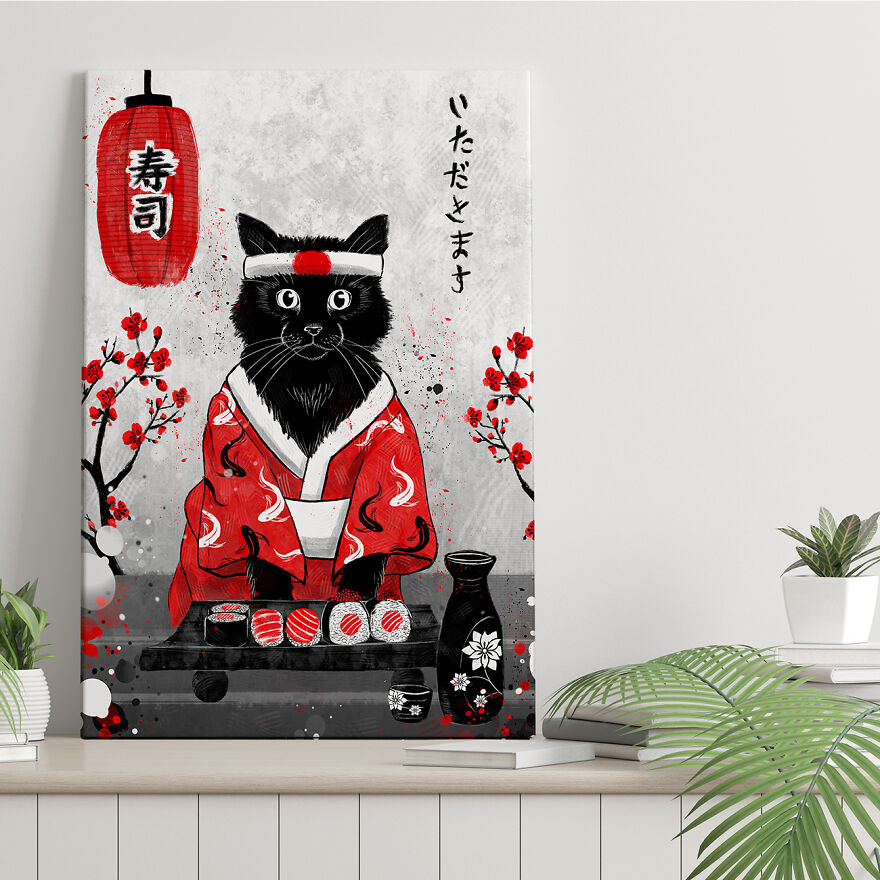 10 Japanese Illustration For An Asian Zen Home Decor