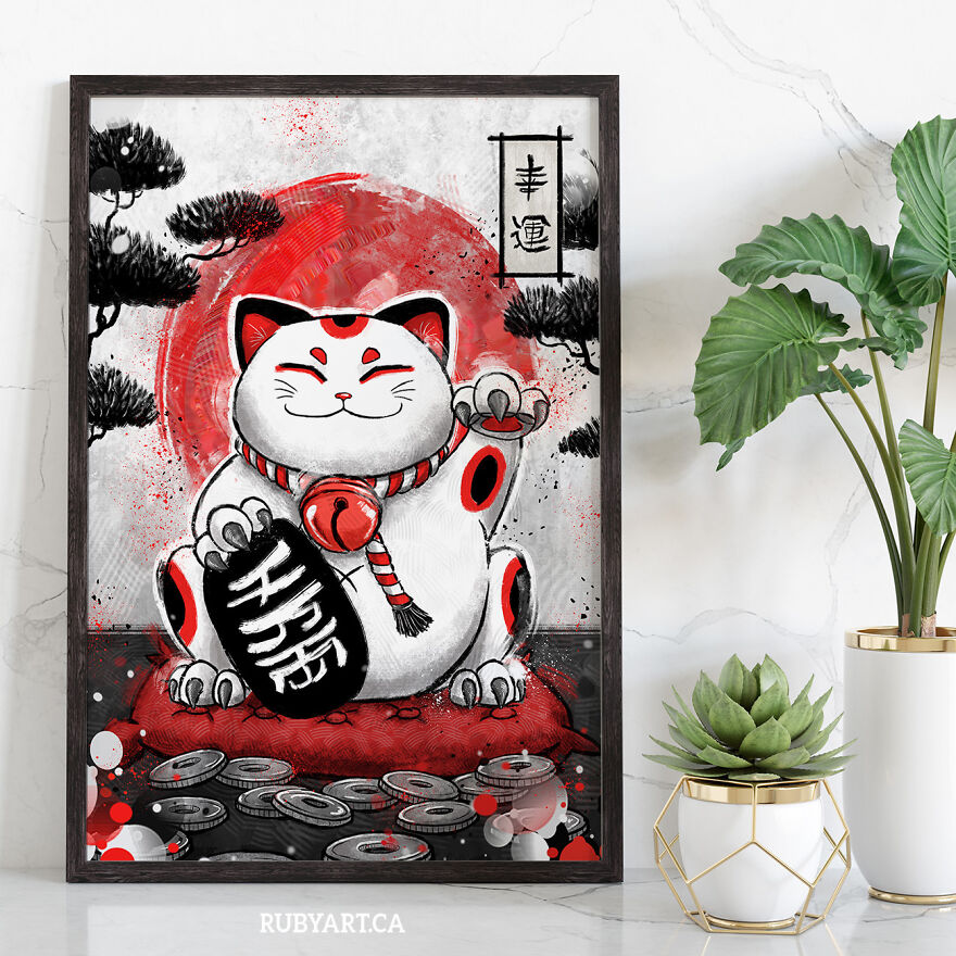 10 Japanese Illustration For An Asian Zen Home Decor