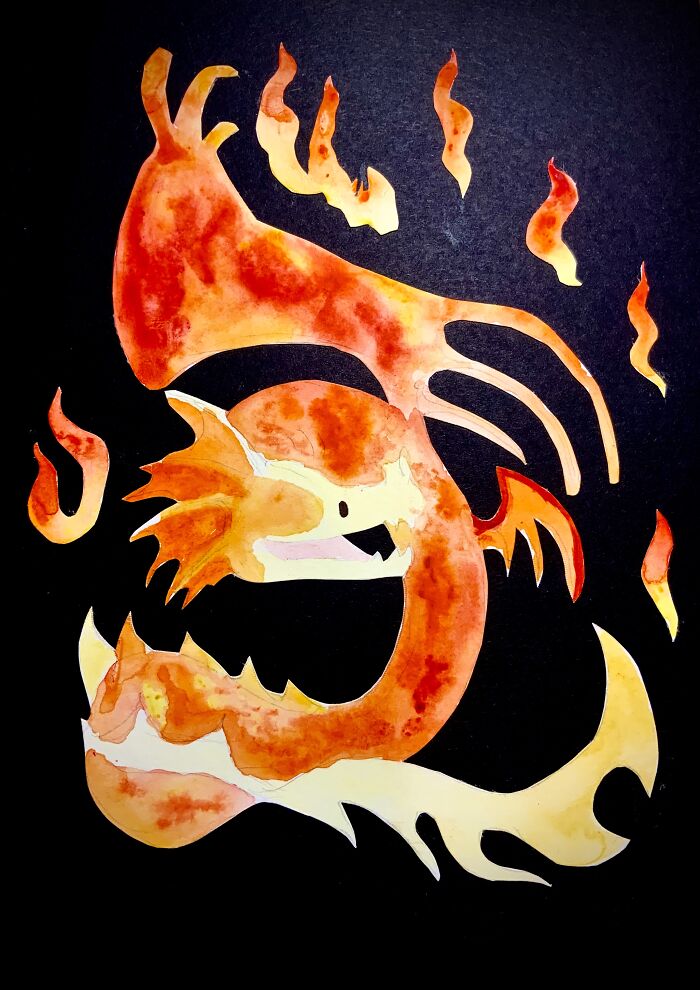 I Drew A Fire Dragon! 🐉🔥