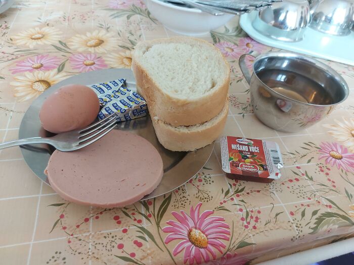 Breakfast In Hospital In Serbia