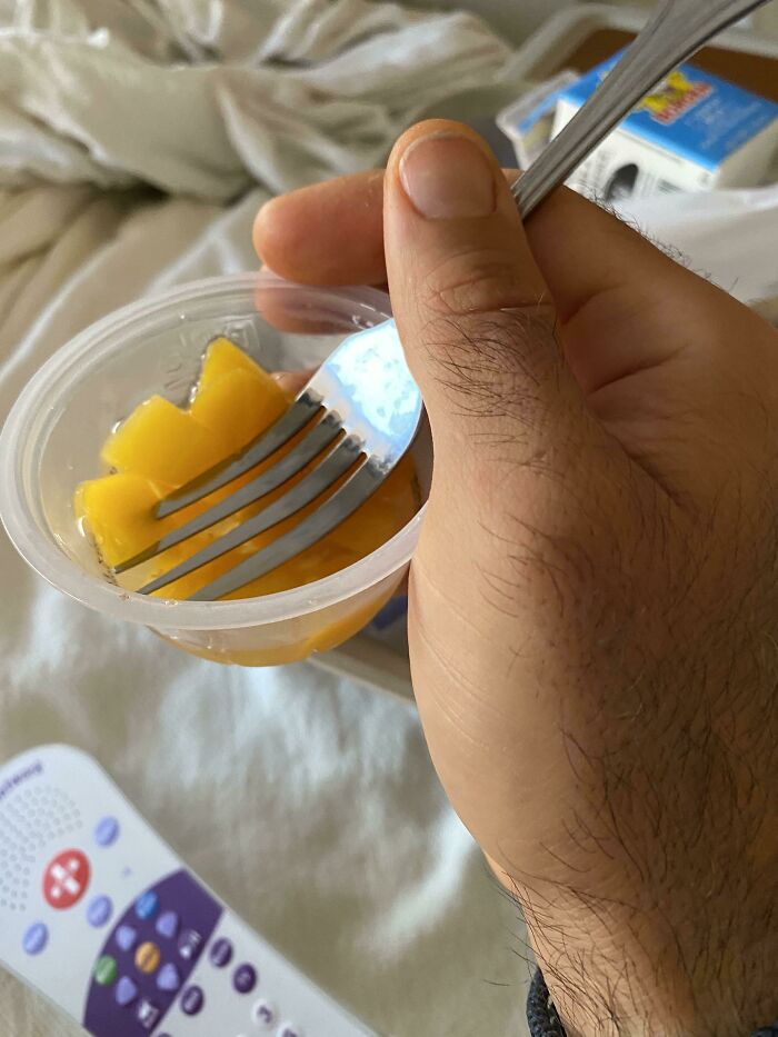 Vegan Option From My Hospital Breakfast