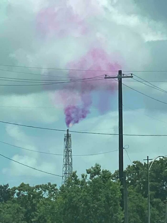 I Know This Isnt Exactly An Object But Was Hoping You Guys Could Still Help Me Out. What Is This Purple Smoke?