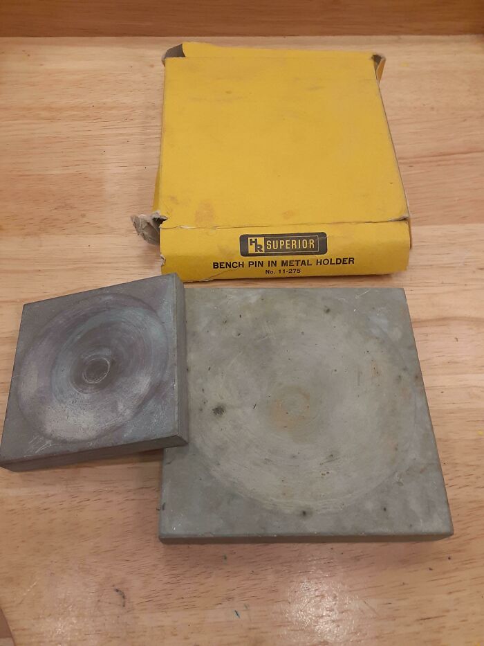 My Metals Professor In College Does Not Know What This Thing Is. We Dont Either And He Has Multiple Of Different Sizes. The Box Has No Info Besides What Is Shown In The Photo. It Is Some Kind Of Ceramic Material With An Inverted Dome In The Center. Any Help?