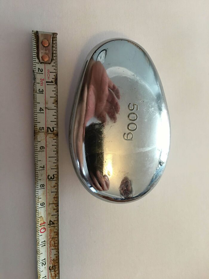 Smooth 500g Oval Shaped Chrome Plated Weight?