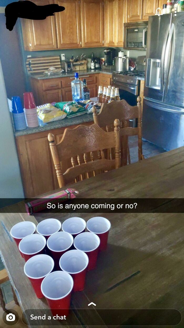No One Came To His Party