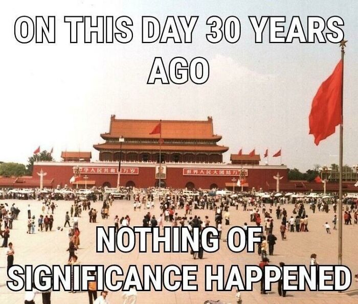 Hey Guys Remember In China When Nothing Happened At All