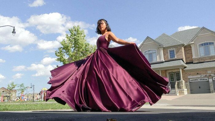 Prom Might Not Have Happened This Year But At Least I Can Still Twirl Around In The Ball Gown I Made!! Self-Drafted