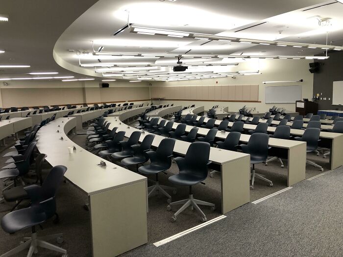 I Faced All 200 Chairs In My Lecture Hall Towards The Back